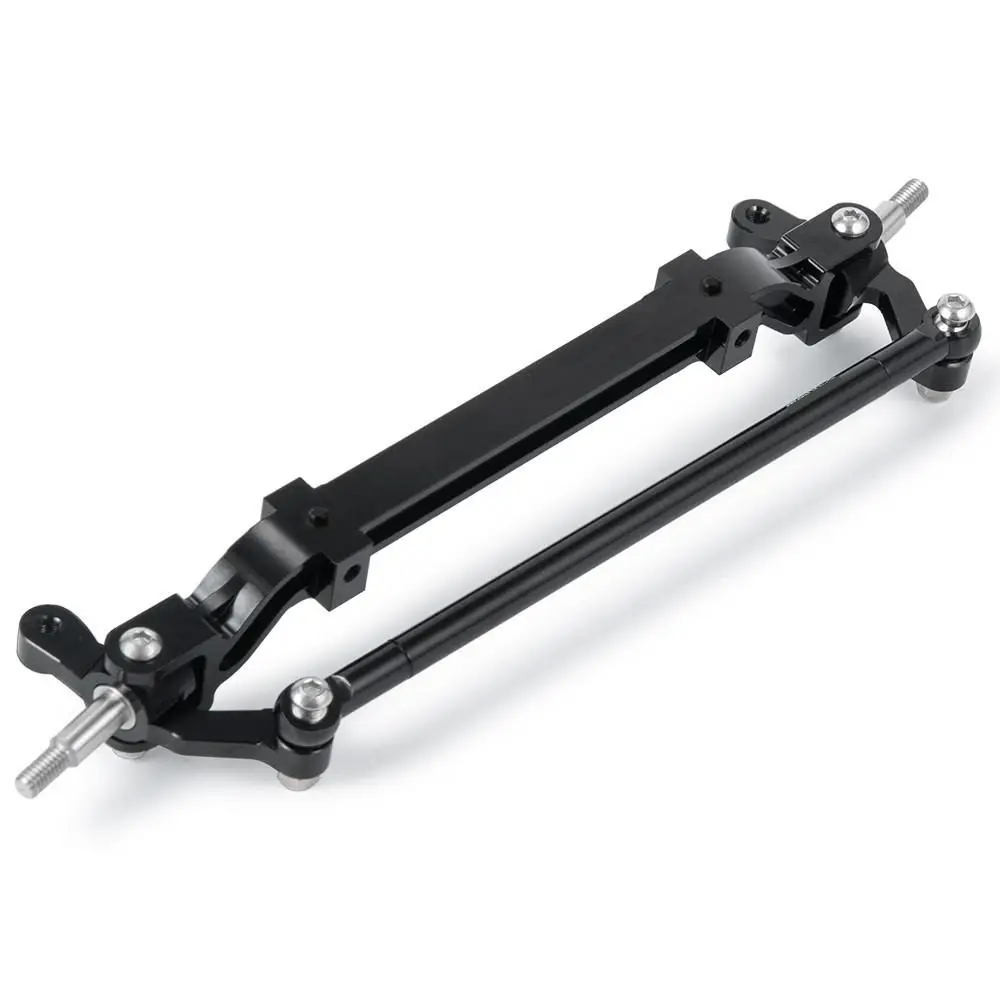 

Metal Black Front Axle Steering Rod Link Pole for 1/14 Tamiya RC Tractor Truck Car Replacement Parts