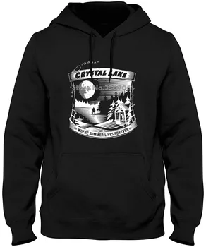 

Where Summer winter Lives Forever The 13 Friday Jason Horror 13th Camp Crystal Slim Cotton Letter Printed Hoodies & Sweatshirts