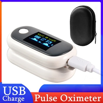 

SpO2 Fingertip Pulse Oximeter USB Finger Oximeter Oximetro De Pulso Dedo OLED Blood Oxygen Heart Rate PR Saturometro Monitor