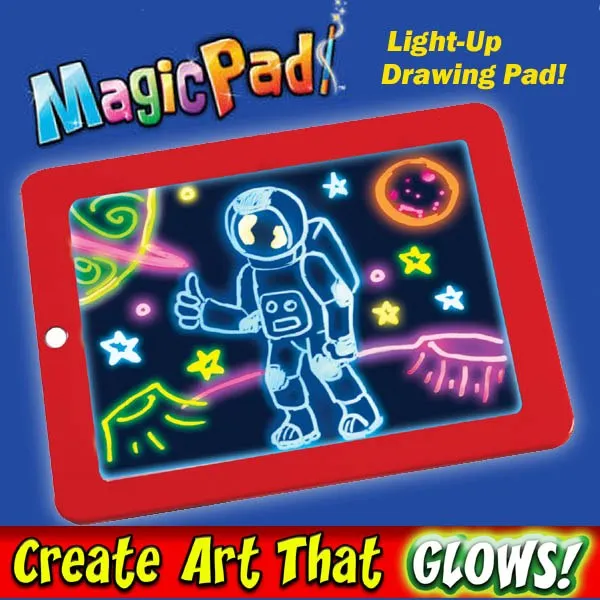 

Dropship High Quality 3D Magic Light-Up Creative Drawing Writing Art Clipboard Board Pad Toy Educational Children Christmas Gift