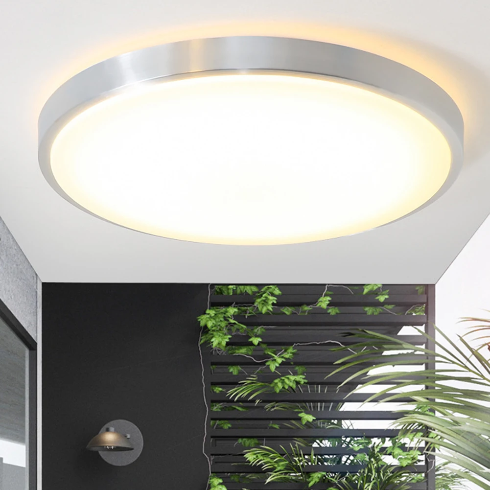 

Round Kitchen Bedroom Modern Outdoor Indoor Surface Mounted Bathroom Balcony Hallway Stepless Dimmable LED Panel Ceiling Light