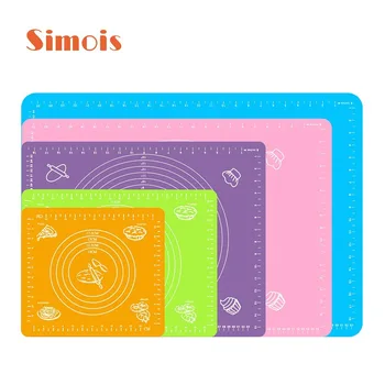 

simois Manufacturers Silica Gel rou mian dian Baking Mat Insulation Anti-Slip Cooking Pad and Pad Thickening Chopping Board