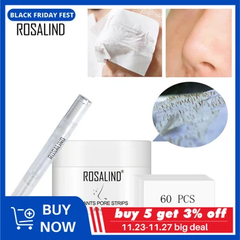 

ROSALIND Face Masks Facial From Black Dots Remove Blackhead Nose Peeling Off Shrink Pore Mask For Sleep Lifting Cream Skin Care