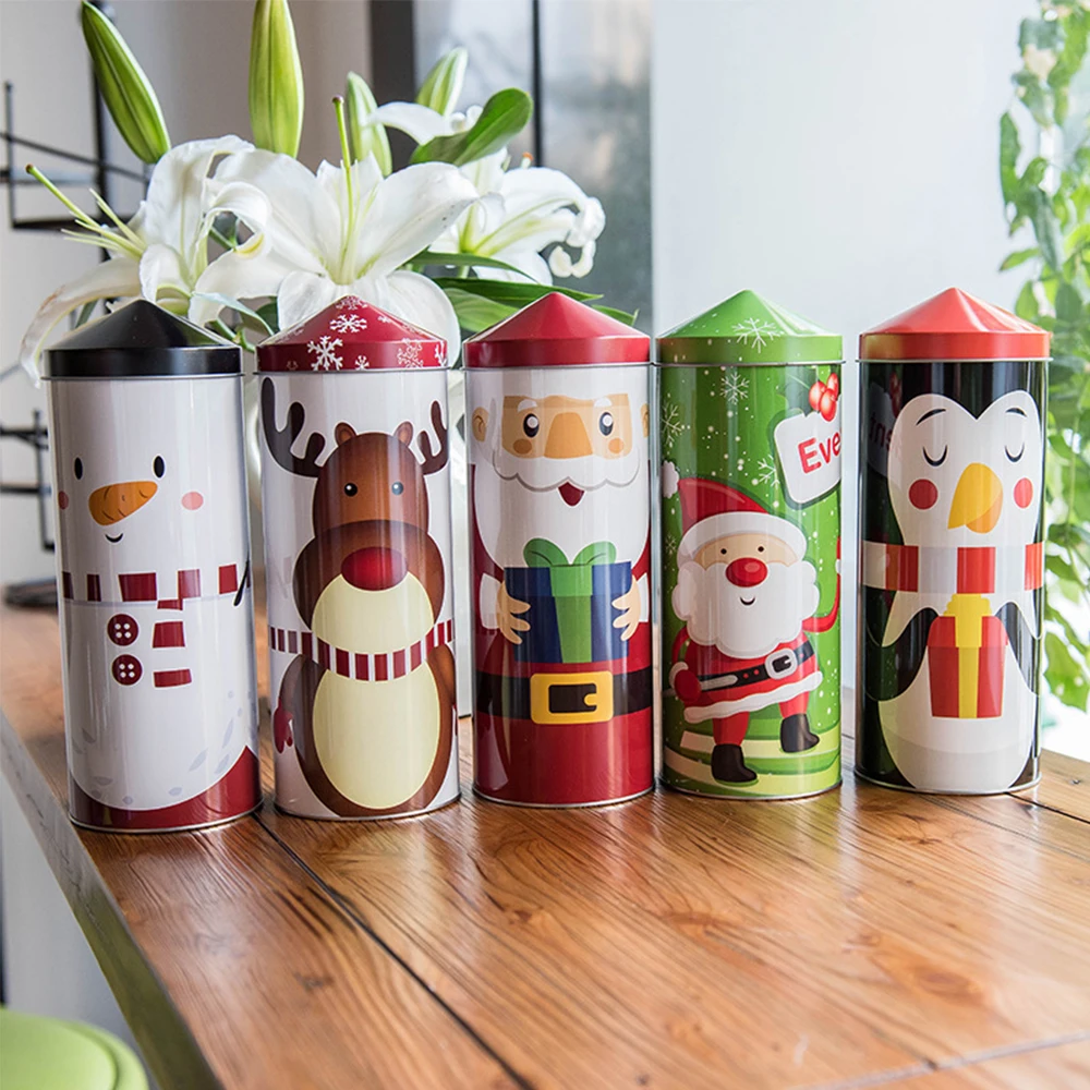 Рождественские коробки для конфет Санта Клаус Лось классический дизайн