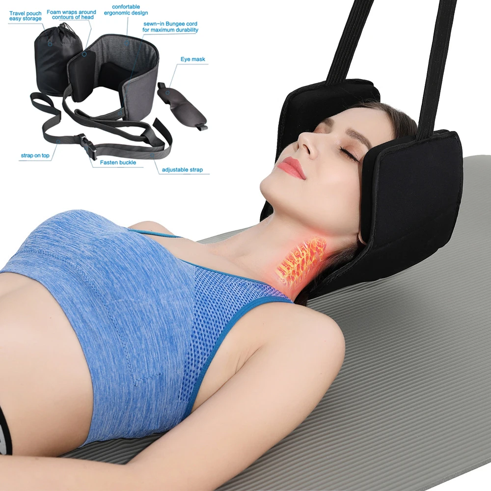 

Hammock for Neck Pain Relief - Portable Head Hammock Help to Reduce Neck, Shoulder and Headache Pain, Enjoy a Maximum Relaxation