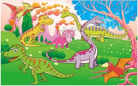 Dinosaur Puzzle Мультфильм привлекательная яйцо динозавра печатных деревянные головоломки игрушки для детей Обучающие головоломки для детей Подарок Brinquedo - Цвет: Dinosaur Puzzle