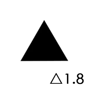 Triangle -1.8 Форменная отвертка многофункциональная отвертка ручные инструменты треугольные электрические приборы ремонтная ручка домашний полезный мульти - Цвет: Triangle -1.8