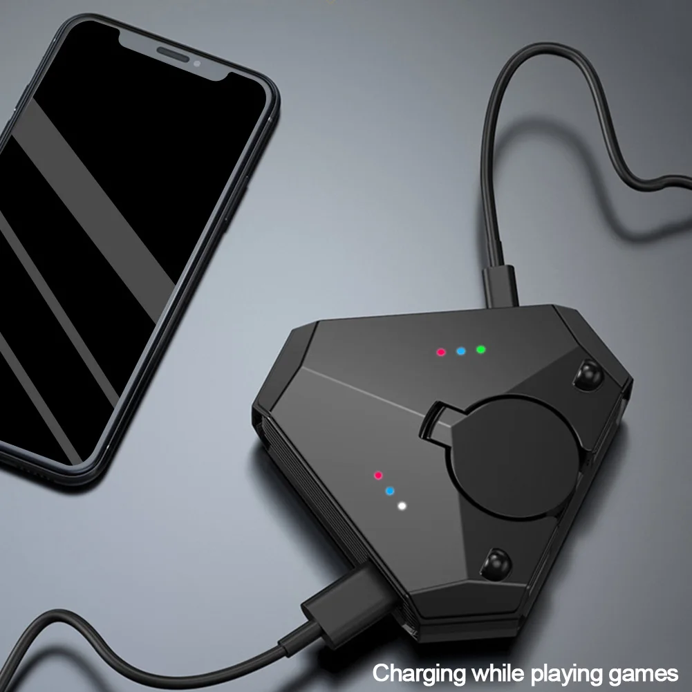 Bluetooth 5,0 подарок практичный подключи и играй мобильный геймпад аксессуары клавиатура мышь конвертер адаптер АБС смартфон портативный