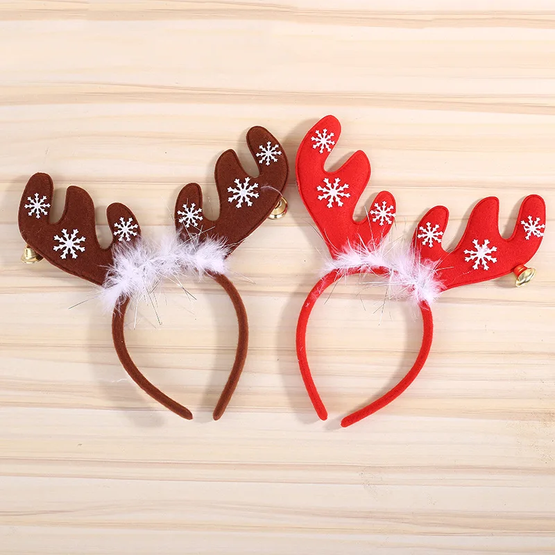 Christmas Headband Decoration New Years Decoration Headwear for Party Cosplay New Years Accessories Antler