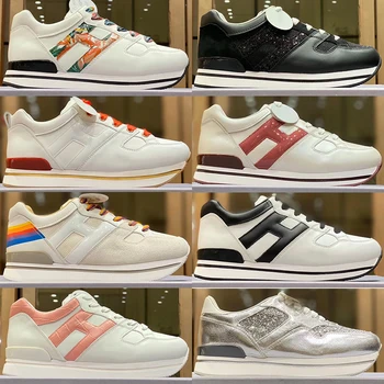 

Prova Perfetto New Coming Genuine Leather Sneakers Flat Woman Shoes Running Casual Mixed Colors All-match Sneakers Fashion