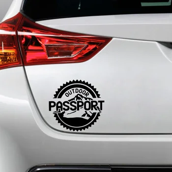

Cute passport Vinyl Wrap Funny Window Vinyl Decals Car Styling Self Adhesive Emblem Car Stickers