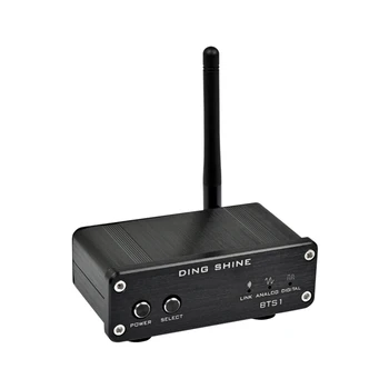 

RISE-Bts1 Csr8670 4.0 Lossless Bluetooth Receiver Apt-X Wireless Audio Receiver Support Fiber Coaxial Aux Output