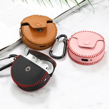 

Case For Huawei Freebuds 3 Leather Earphone Case TWS Wireless Shockproof Protective Cover For Huawei Freebuds 3 Case with Hook