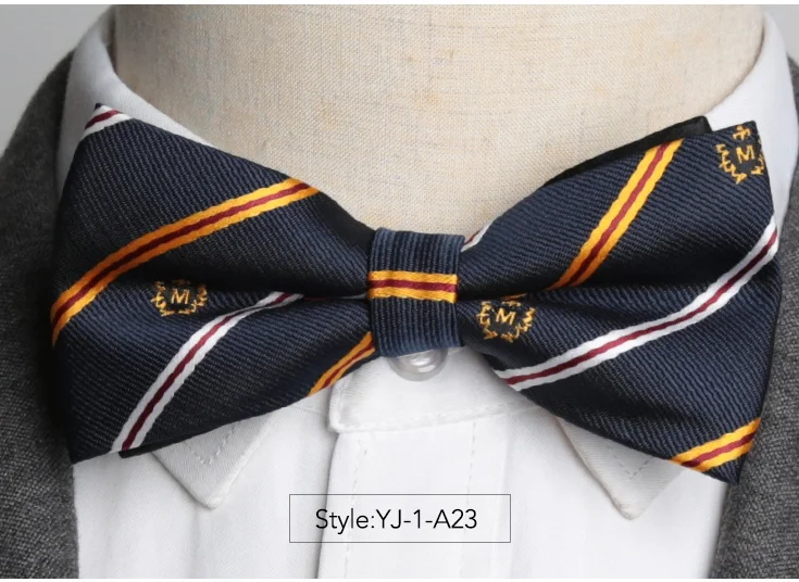 Мужской галстук-бабочка, модный галстук, мужская рубашка, аксессуары, подарочные галстуки, мужские галстуки-бабочки, формальный галстук, деловой, Свадебный, регулируемый галстук-бабочка - Color: ZY-YJ-1-A23