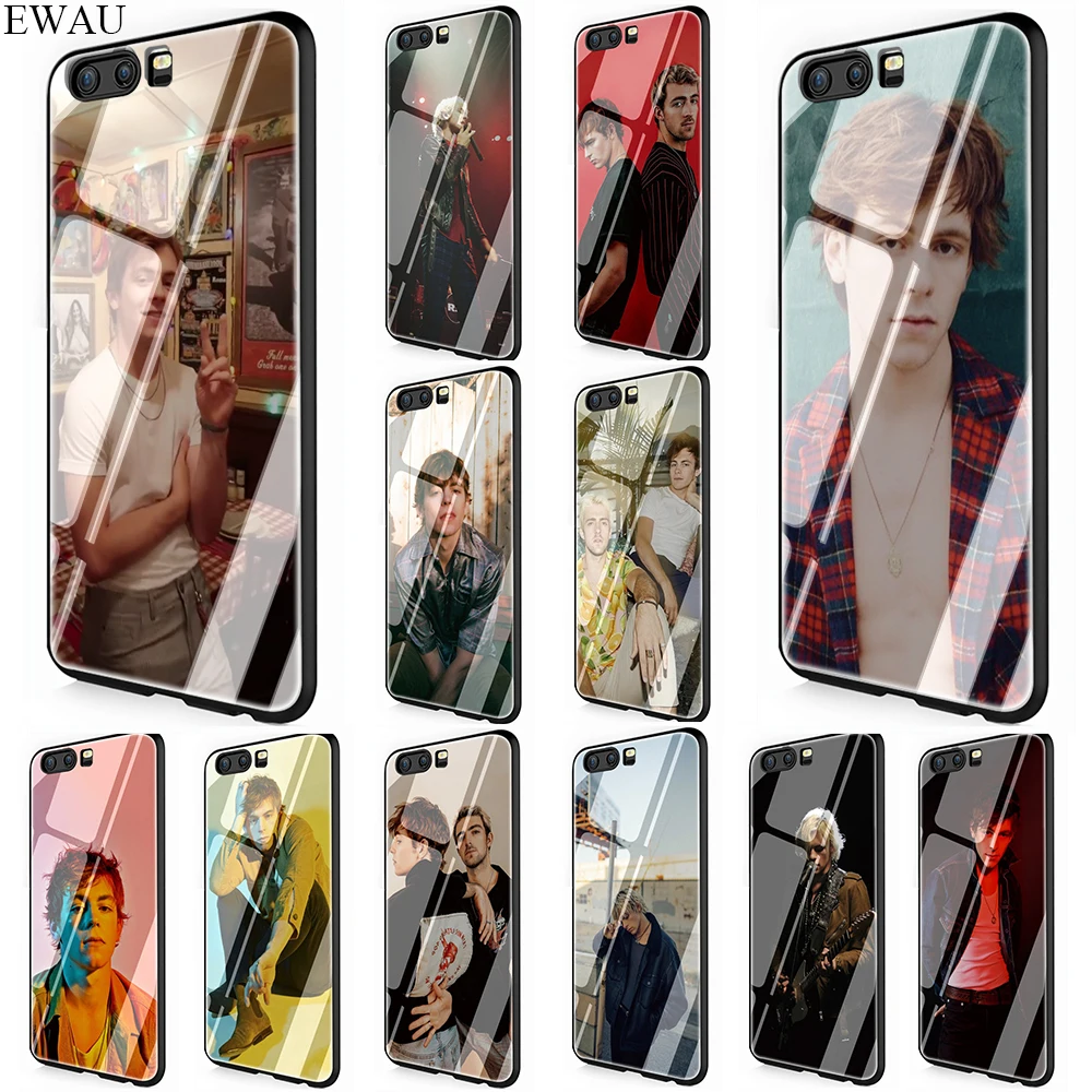 EWAU Ross Lynch R5 Band Tempered Glass Phone Cover Case For Huawei Mate P 10 20 30 Lite Pro Y9 Honor 8X 7A | Мобильные телефоны и