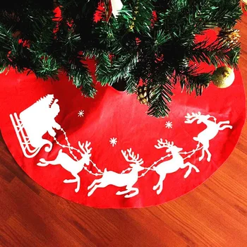 

Fashion Christmas Tree Skirt Santa Claus Elk Xmas Tree Skirts Xmas Tree Carpet for Xmas Holiday Decoration