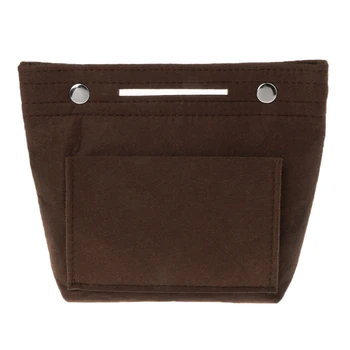

Portable Felt Fabric Insert Handbag Tote Organizer Travel Bag