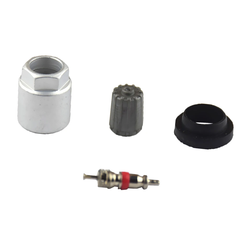 4 Pieces Wheel Tire Pressure Sensor Service Rebuild TPMS Service Pack Kit