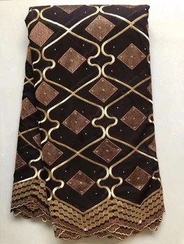 

Swiss voile lace in Switzerland high quality bridal embroidered stones dry Korean cotton Nigerian lace fabrics with holes