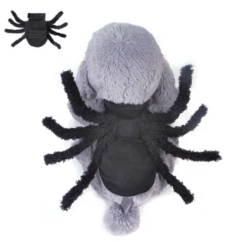 

Cross-Border Hot Selling Pet Halloween Christmas Spider Chest Creative Cat Dog Small Dog Mutable Clothing