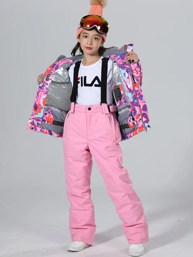 Лыжный костюм для девочки лыжный костюм зимние штаны лыжи лыжные штаны сноуборд сноубординг горнолыжный костюм детский костюм горнолыжный костюм зимниймальчиков горнолыжный костюм лыжи зимний костюм горные лыжи лыжные
