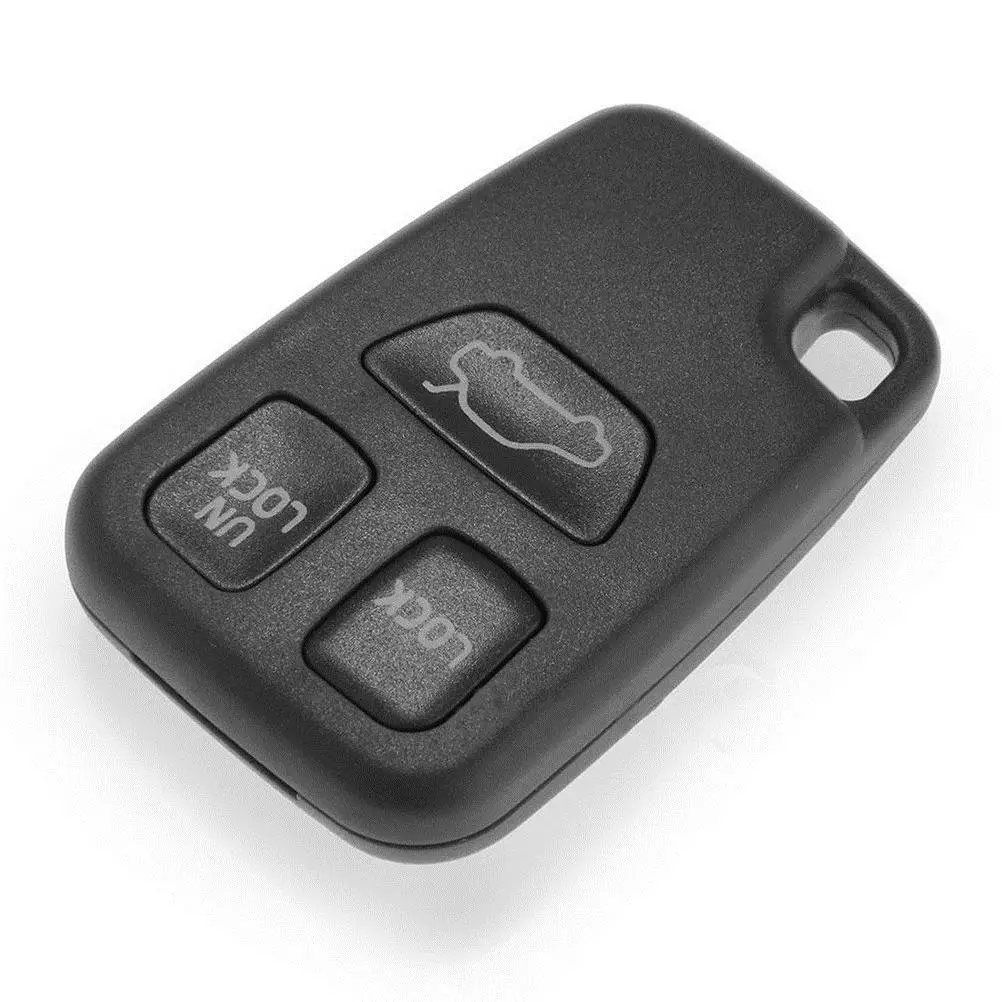 

1PCS High Quality Black ABS Replacement Remote Key Fob Case Shell Housing 3 Button For 2000 Volvo V70