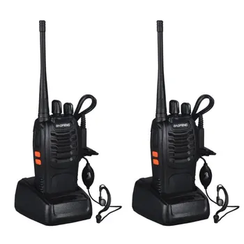 

Original Black Durable Headphone Set for Baofeng BF-888S Earpiece Radio Walkie Talkie Headset Mic Microphone