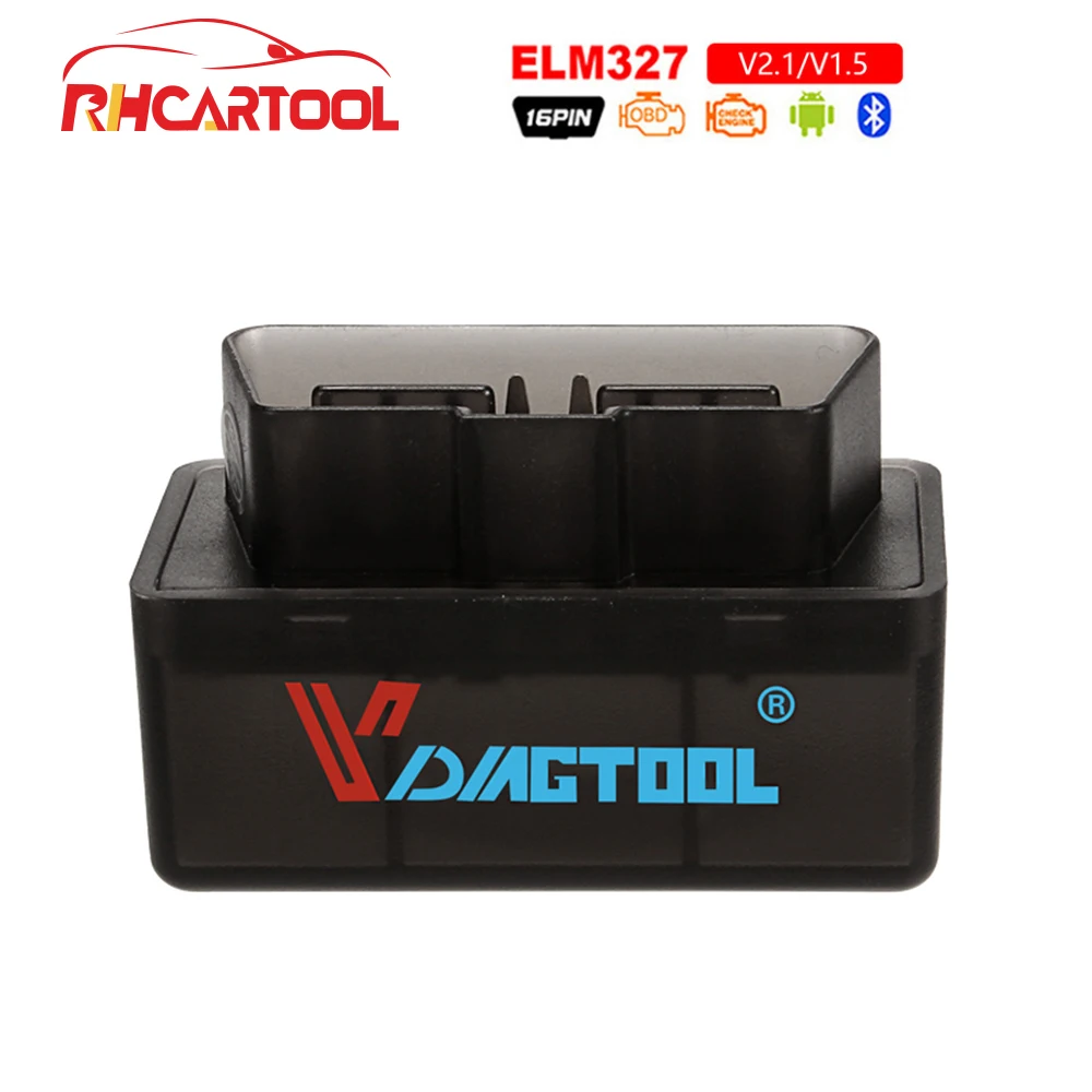 OBD2 elm327 Bluetooth ELM 327 V1.5 OBD2 адаптер автоматический сканер для Android считыватель кодов крутящего момента диагностический инструмент Vdiagtool elm327