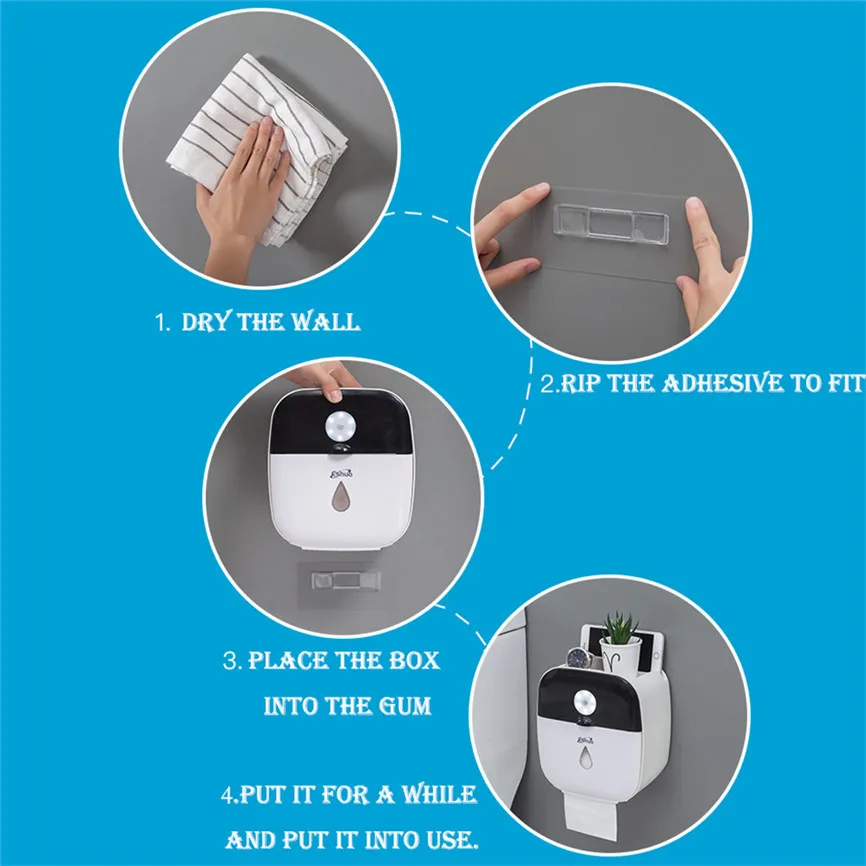 Bathroom Shelf Multi-Function Rack Intelligent Punch-Free Multi-Color Bathroom Shelf