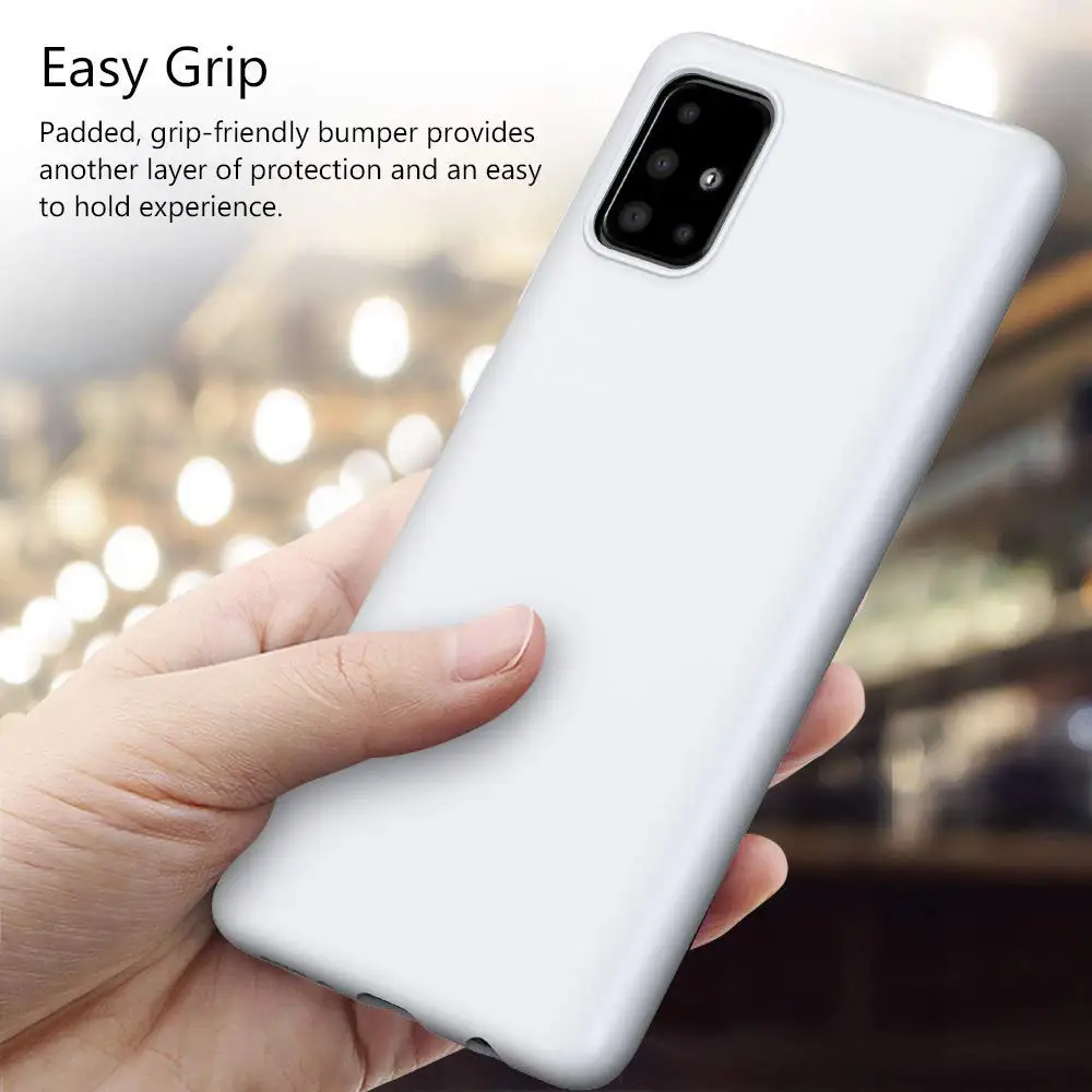 Candy Solid Color Matte Silicone Case - Ultra-Thin, Soft TPU Back Cover