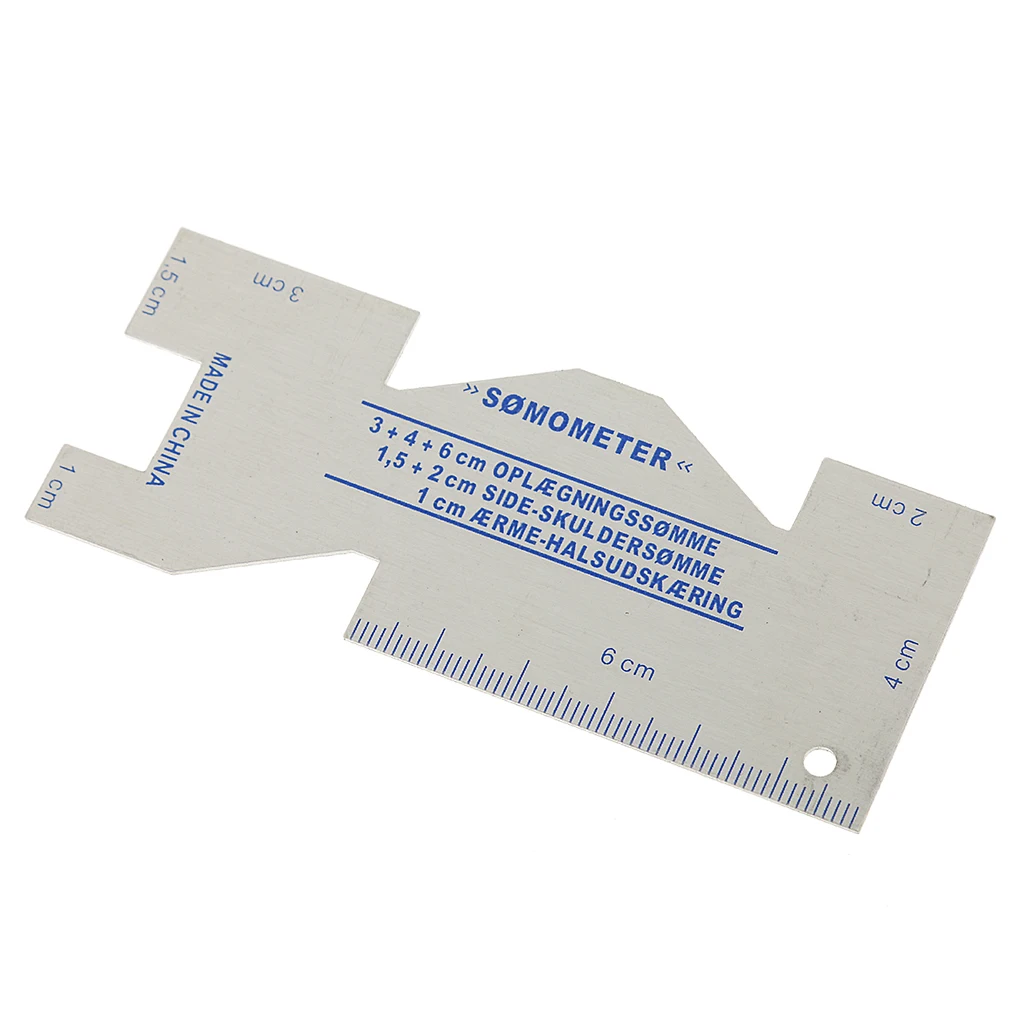 Metal Somometer Sewing Measurement Gauge Rulers for DIY Sewing Craft