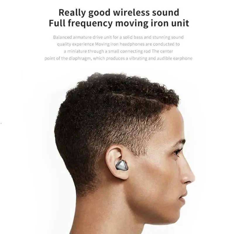 Сенсорное управление TWS Мини Bluetooth наушники Беспроводные спортивные наушники-вкладыши 3D стерео гарнитура наушники с микрофоном зарядная коробка