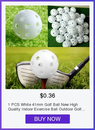 1 шт. белый 41 мм мяч для гольфа новый высококачественный Крытый мяч для упражнений открытый мяч для гольфа бусина отверстие мяч игрушечный