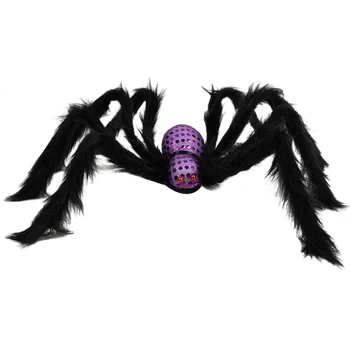 

Halloween Simulation Plush Spider Haunted House Bar KTV Horror Decoration Props(Ran Color)