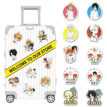

50pcs/Roll Anime The Promised Neverland Stickers For Laptop Luggage Motorcycle Phone Skateboard Refrigerator