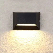 Водонепроницаемый наружный настенный светильник, светильник для крыльца, черный пейзаж, настенный светильник, светодиодный настенный светильник s, вилла, прихожая, светильник ing