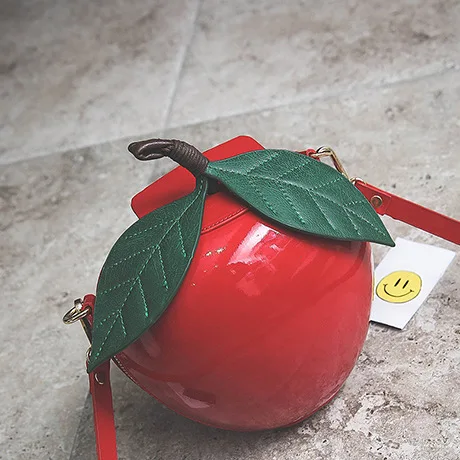 Tanie Koreański mody Cute Cartoon torby jabłko kształt torba na ramię nowe małe sklep