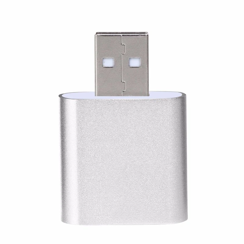 USB внешний стерео звуковой адаптер для Windows и Mac. Подключи и играй драйверы не нужны(AU-MMSA
