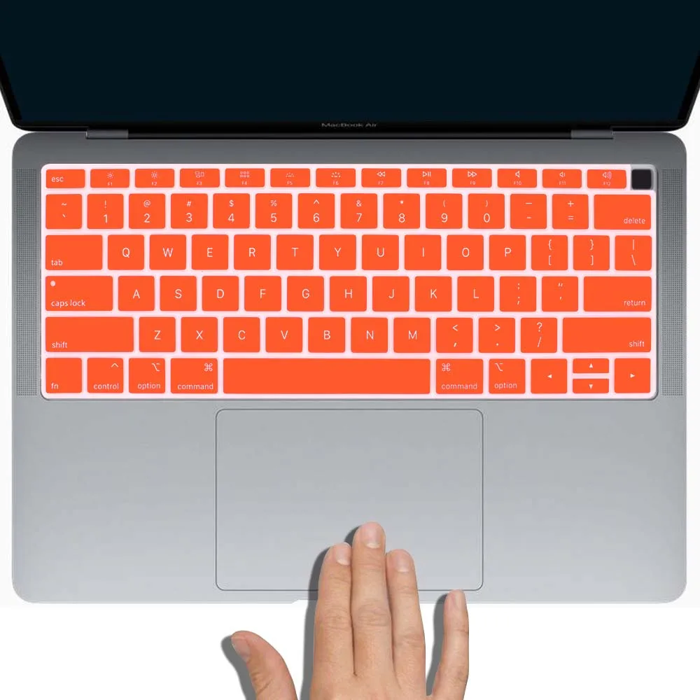 KK& LL Apple Macbook Air 1"(A1932) ноутбук-силиконовый мягкий водонепроницаемый корпус клавиатуры США