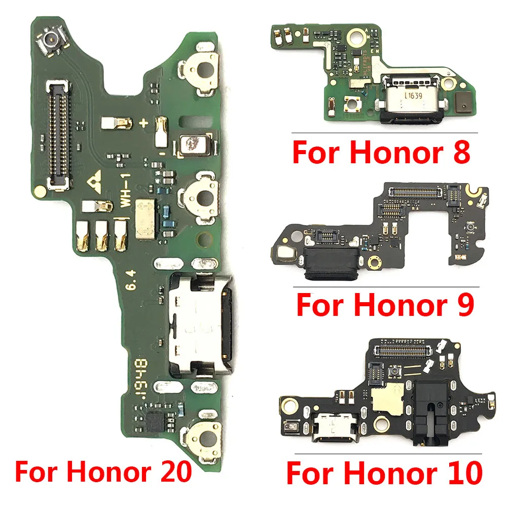 

10Pcs/Lot，100% Original For Huawei Honor 8 9 Lite 8X 10 20 Pro 20i 20 Lite USB Port Charger Dock Plug Connector Charging Board