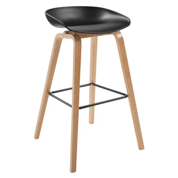 

Solid Wooden Bar Chair Modern Simple Bar Chair European Bar Chair Front Desk Chair Bar Chair High Chair Nordic High Chair