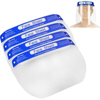 

4pc Kitchen Oil Splash Protective Proof Mask Anti-smoke Masks Cooking Protective Full Face Mask Protect Shield 5.8