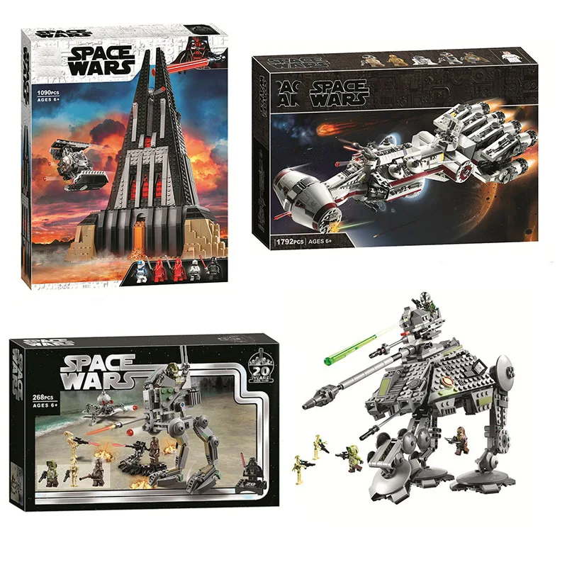 

New Rogue One AT-ST AT-AP Clone Scout Walker Buiding Block Brick Star Wars Toy Fit 75234 75244 75251 75261 Lepinings Kid Gift