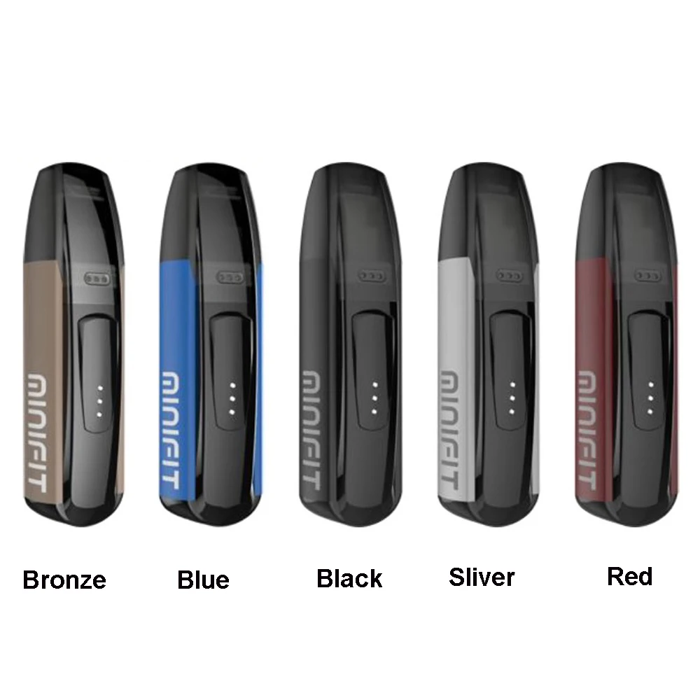 RunVape Minifit Pod Kit de sistema de 1,5 ml de capacidad para atomizador compatible con para Justfog Minifit cartucho Vape Mod Kits de inicio