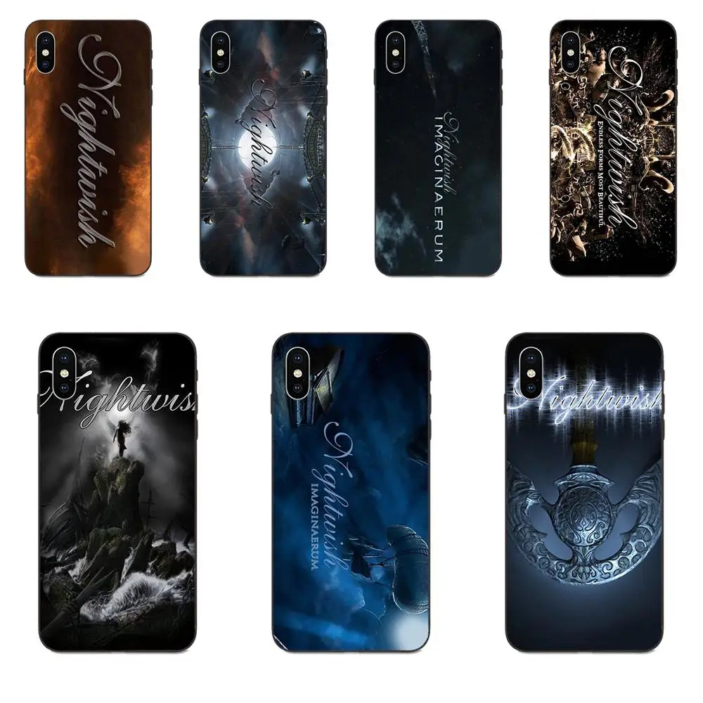 

For Galaxy A3 A5 A6 A6s A7 A8 A9 A10 A20E A30 A40 A50 A60 A70 A80 A90 Plus 2018 Cover Nightwish Theater Metal Music Logo