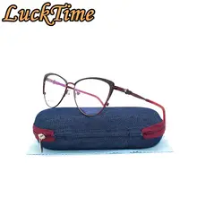 LuckTime модная женская оправа для глаз, повседневные женские оправы для очков, кошачий глаз, близорукость, очки для счастливого времени, очки по рецепту#7509