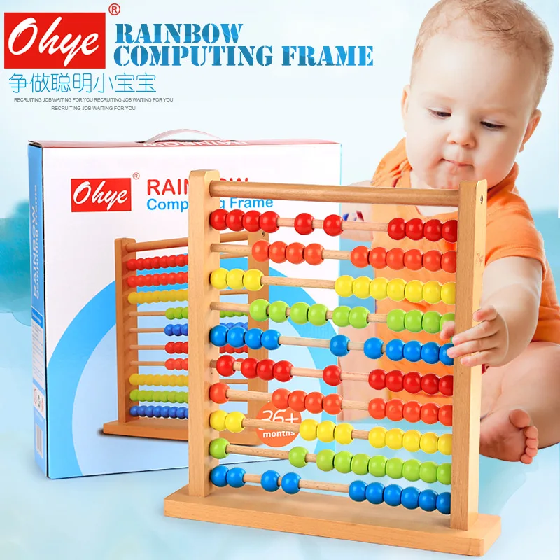 

Educational New Style Children'S Educational Early Childhood Preschool Mathematics Teaching Aids Building Blocks Wooden Ten Stal