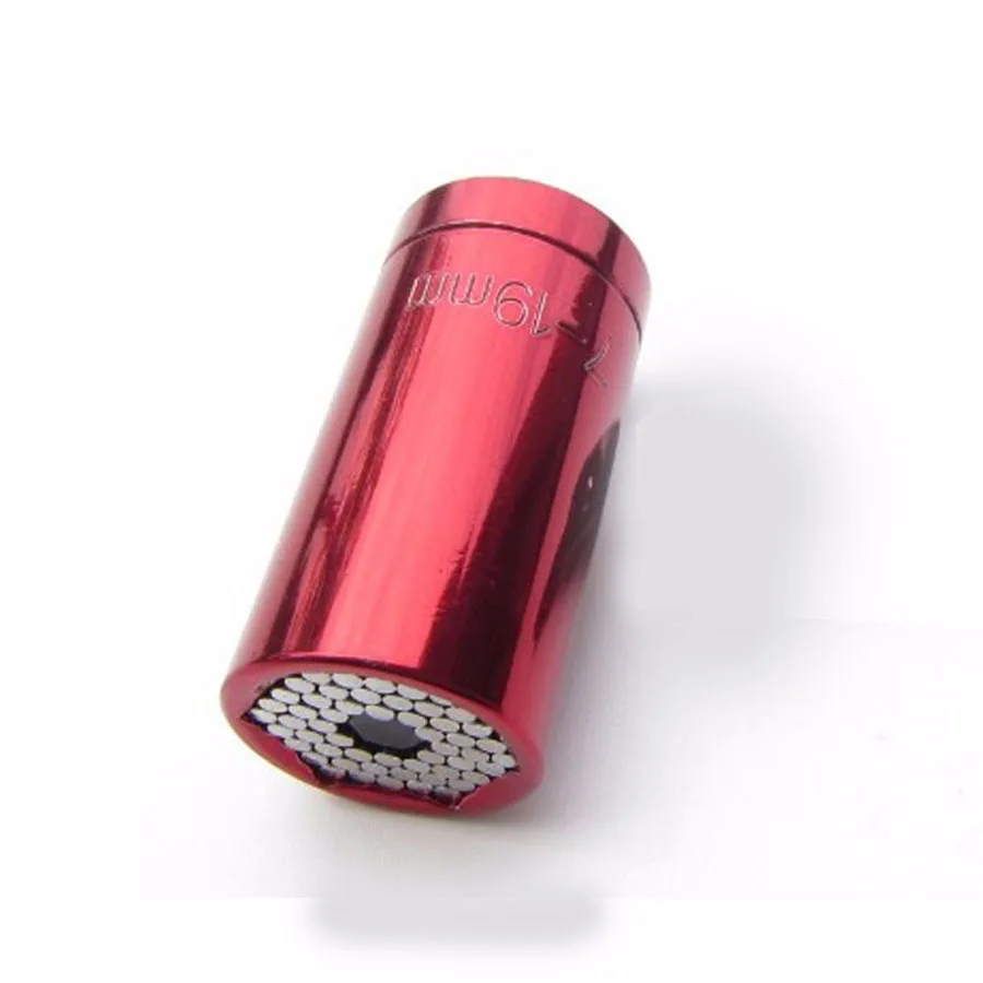 BINOAX 1 шт. 7-19 мм Волшебная рукоятка гаечного ключа Многофункциональная Универсальная трещотка адаптер для дрели автомобиля ручной инструмент Ремонтный комплект - Цвет: Красный