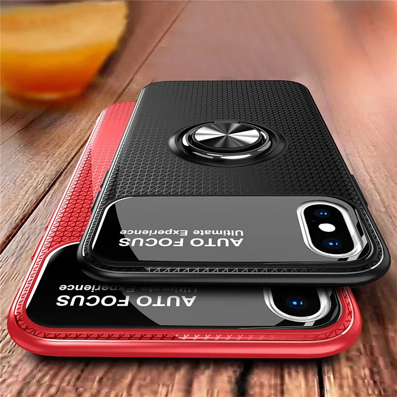 Магнитный тряпичный чехол для iPhone 7 8 Plus XS Max XR X ультра-тонкий силикагель мягкий
