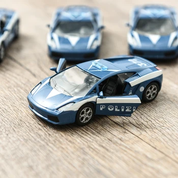 

Mini Diecast Metal Car Models Vehicles Children Pocket Toys Model Nursery gift Italian police car POLIZIA car model ornaments